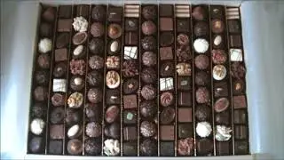 РАСПАКОВКА шоколадные конфеты Spr&uuml;ngli No.1s - Bonbonni&egrave;re Z&uuml;rich Gr.1 - БОЛЬШАЯ КОРОБКА
