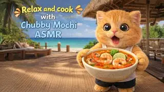 Thai Tom Yum soup is too easy for me.#viral #viralvideo #funny #food #asmr #foodsounds #cat 