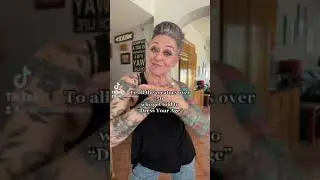You Are Never Too Old To Be Yourself #shorts #style #influencer #over50 #tattooed #ootd