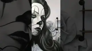 How to paint a graffiti portrait using spraypaint.   #spraypaintart #spraypaint #graffiti
