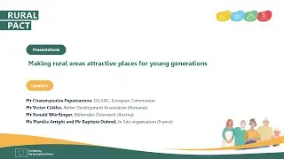 Rural Pact Conference: Making rural areas attractive places for young generations