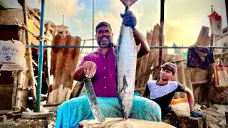 💥🤩MINNAL RAJA FISH CUTTING VIDEO ⁉️💢| FISH CUTTING VIDEO | UK SONS MARINE