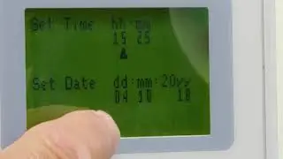 How to reset the date and time - Eschmann SES113 SES225 Autoclave