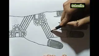 New Front Hand Side Mehandi Design || Front Hand Mehandi || Easy Mehandi Video 
