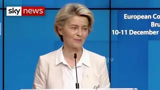 Ursula von der Leyen: 'Fair competition is a pre-condition' after Brexit talks