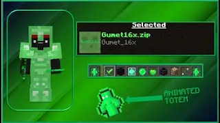 Gumet-16x 1.19+ Crystal Texture Pack | Green