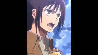 A painful edit from the anime Attack on titan; Sasha's death.🥺😭😓.