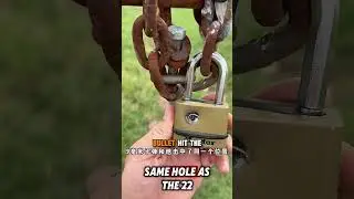 Can You REALLY Shoot a Lock Open Like in Movies #shorts #usa