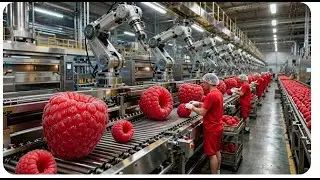 Inside a Factory: Mass Production of Red Raspberry Jam