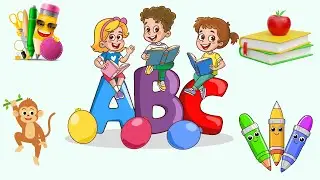 ABC Song with Phonics 🎵 English Alphabet for Kids