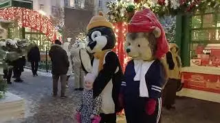 Пешая прогулка по улицам Москвы