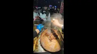 🔴 LIVE: Street Pork Sandwich (Roujiamo) Sizzling on the Grill | China Food POV in Action