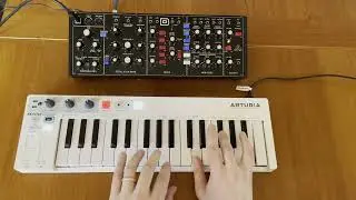 Let's Make Some SYNTHWAVE feat Behringer Model D, Arturia KeyStep, and Ableton Live 12