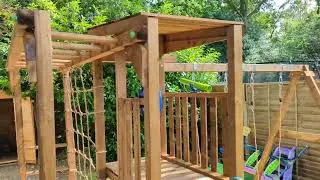 Dunster House Challenge Fort Small outdoor Garden Climbing Frame, review 
