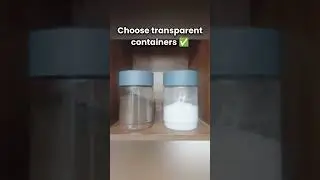 See more, waste less. Clarity creates order. #kitchentips #organizedpantry #homehacks #kitchen