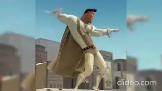 metro man dancing song playing in a empty mall
