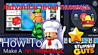 Make next level 1v1 Thumbnail|StumbleGuys|Pixellab tutorial