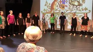 'Emu ~ Kangaroo' - Orff Institut Summer School Salzburg 2019 performance by Australian delegates