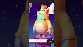 FALL GUYS NEON NEKO costume showcase victory