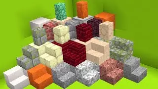 50 New Decorative Blocks in Minecraft Snapshot 18w34b