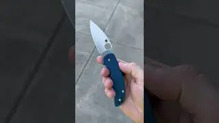 Spyderco Sage 5, кобальтово-синее покрытие, G10, сталь CPM SPY27! Это удобная альтернатива Spyder...
