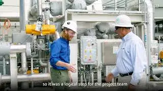 Hydrogen blending for natural gas-fired turbines at Long Ridge Energy