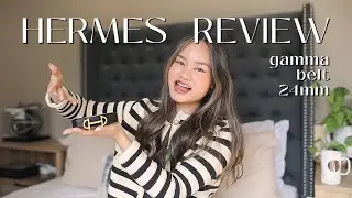 HERMES GAMMA BELT REVIEW - 24mm, Reversible, Customization, Wearability | Victoria Hui