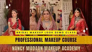 🎀 LIVE BRIDAL MAKEUP DEMO CLASS | FREE Professional Makeup Tutorial | Makeup Tips & Tricks 🎀