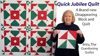 Quick Jubilee Quilt - A New Disappearing Block Quilt