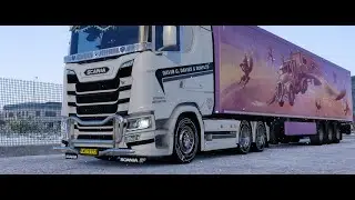 SCANIA NextGen S (DC13-NG engine) ★ WINTER Greece POV Driving - Euro Truck Simulator 2 ETS2 2K