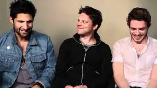 Sirens Cast Interview || Kayvan Novak, Rhys Thomas, Richard Madden