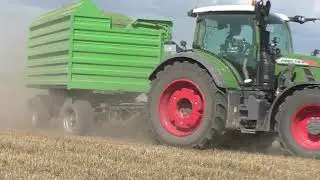 GPS mit Claas Jaguar 970   Typ 497 mit Direct Disc 610 rast durchs Getreide   GPS h&auml;ckseln mit einen