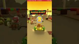 Mario Kart Tour - SNES Choco Island 1R with Nonstop Combo (Monty Mole Cup/200cc)