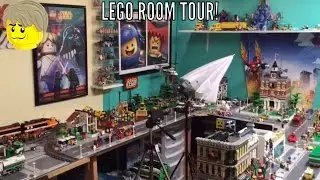 Lego Room Tour! Behind the scenes with AFOL Man!