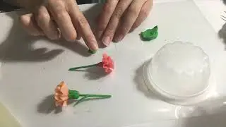 小蜜蜂迷你教學-康乃馨 Polymer Clay Tutorial - Carnation part 2