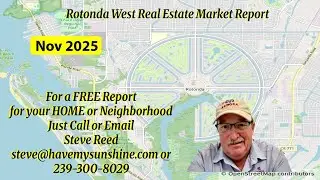 November 2025 Real Estate Market Report for Rotonda West