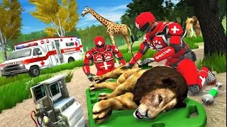 Doctor Robot Animal Rescue - Doctor Robot Emergency Animal Rescue Fighter - Android GamePlay