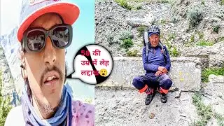 🤩maine life m Esa aadmii nhi dekha #solute ! Day 7 In Leh! Solo cycle trip😎