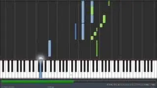 FFXIV - Lost City of Amdapor - Piano transcription - Displayed by Synthesia