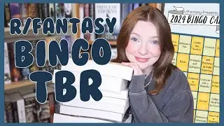 BINGO is back 🎊 year long readathon 💖 r/fantasy bingo tbr 2024
