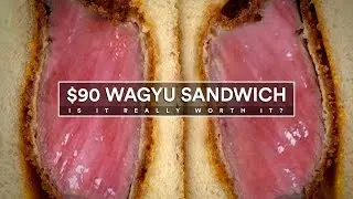 $90 WAGYU Sandwich! Is it WORTH IT?