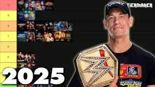 Tier List Luchas de John Cena en Tour del Retiro