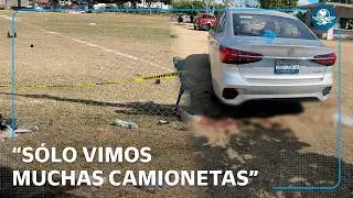 De campo de futbol a escena del crimen, así quedo el lugar donde murieron 11 personas