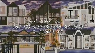 TOP 55 AESTHETIC HOUSES + PROPS ID (COMPILATIONS) | SAKURA SCHOOL SIMULATOR