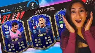 BEST 191 FIFA 22 FUT DRAFT EVER!! (TOTY MBAPPE & TOTY MESSI)