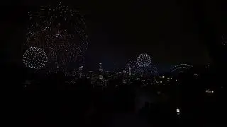 Sydney New Year's Eve Fireworks (4k UHD) (from Cremorne Reserve)