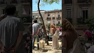 Испанцы в выходной день #spain #walkingtourbarcelona Spanish people