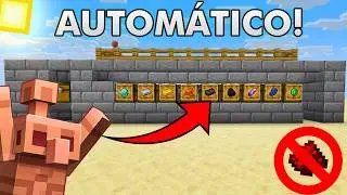 Como Fazer um Separador de Itens Simples 100% Autom&aacute;tico SEM REDSTONE Usando o Golem de Cobre