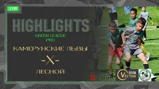 Обзор матча Камерунские львы - Лесной. Green League. Pro 09.06.2024 Арена 