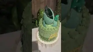 🦖 b&rsquo;day cake#cake #birthday #kids #happybirthday #kidsbirthdaycakeideas